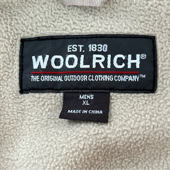 Woolrich Men’s Long Sleeve Snap Closure Shirt Jacket Size XL Plaid British Tan - Picture 3 of 10